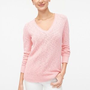 NEW J. crew pink knit sweater